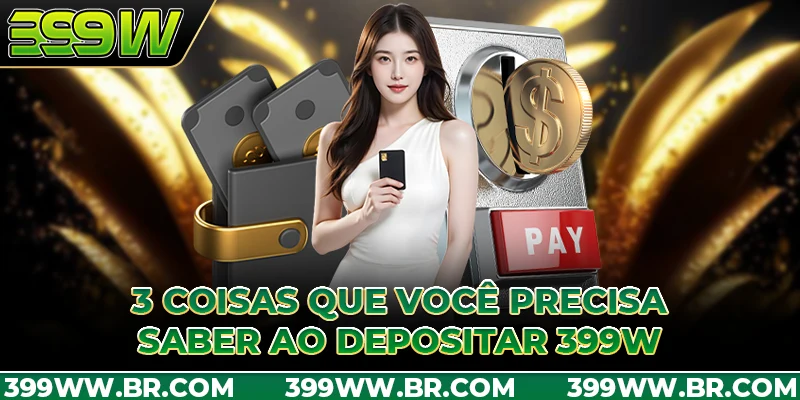 3 coisas que você precisa saber ao Depositar 399W