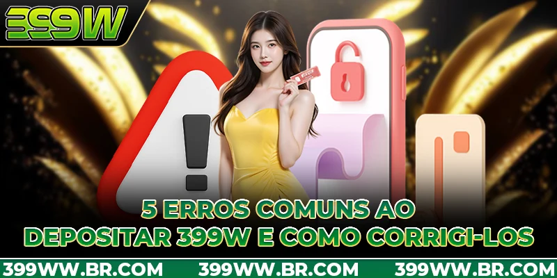 5 erros comuns ao Depositar 399W e como corrigi-los