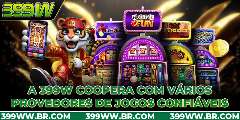 A 399W coopera com vários provedores de jogos confiáveis
