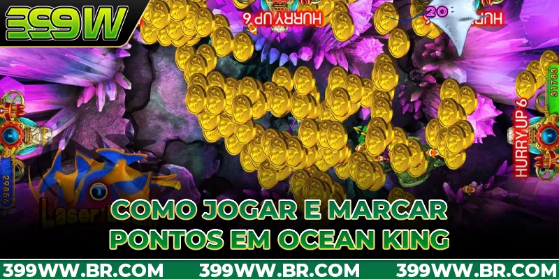 Como jogar e marcar pontos em Ocean King
