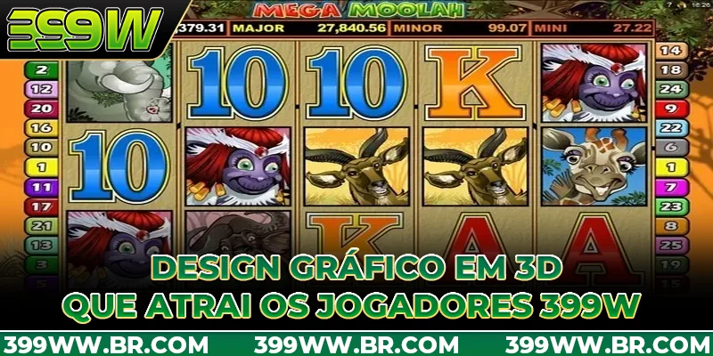 Design Gráfico em 3D que Atrai os Jogadores 399W