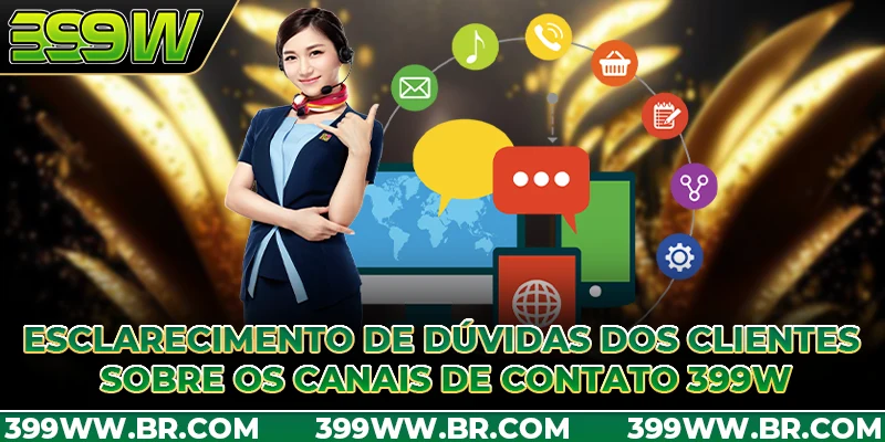 Esclarecimento de dúvidas dos clientes sobre os canais de Contato 399W